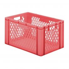 Stapelbarer Transportbehälter TK1 600x400x320 mm (lxbxh) rot