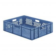 Stapelbare Transportkiste TK1 800x600x210 mm (lxbxh) blau