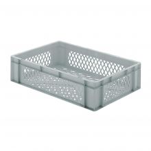 Stapelbarer Transportbehälter TK2 600x400x145 mm (lxbxh) grau