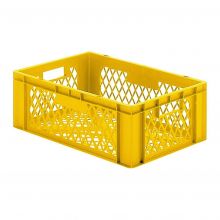 Stapelbare Transportkiste TK2 600x400x210 mm (lxbxh) gelb