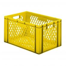 Stapelbare Transportkiste TK2 600x400x320 mm (lxbxh) gelb