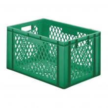 Stapelbare Transportkiste TK2 600x400x320 mm (lxbxh) grün