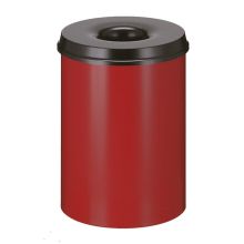 Feuerlöschender Papierbehälter 30 Liter rot-schwarz