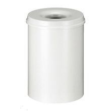 Feuerhemmender Papierlagerbehälter 30 Liter weiß