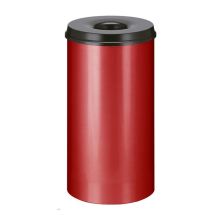 Flammhemmender Papierbehälter 50 Liter rot/schwarz