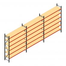 Vorteilsreihe gebrauchte AR Weitspannregale 3000x7408x600 mm (hxbxt) 6 Ebenen