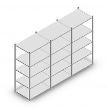 Vorteilsreihe Fachbodenregal Medium Duty 2000x3000x700 mm (hxbxt) 5 Ebenen verzinkt