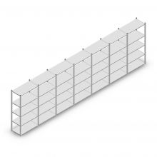 Vorteilsreihe Fachbodenregal Medium Duty 2000x7000x500 mm (hxbxt) 5 Ebenen verzinkt