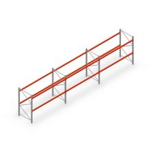 Vorteilsreihe Palettenregal AR T2 2500x8420x1100 mm (HxBxT) 2 Ebenen 1820kg/Eb.