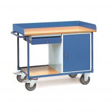 Werkstattwagen 400 kg mit 1 Schrank und 1 Schublade 1120x650 mm