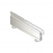 Ladenregal Fuß 370 mm RAL9001