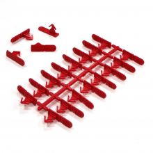 Siegel, Versiegelung für Verteilerkästen, Transportkästen rot