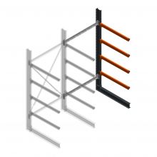 Schweres Kragarmregal einseitig 3000x1500x1000mm (hxbxt) 4 Ebenen Anbauregal