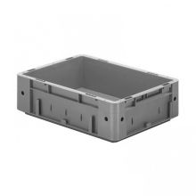 Schwere stapelbare Transportkiste VTK0 400x300x120 mm (lxbxh) grau