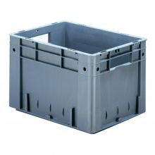 Schwere stapelbare Transportkiste VTK0 400x300x270 mm (lxbxh) grau