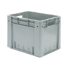 Schwere stapelbare Transportkiste VTK0 400x320x320 mm (lxbxh) grau