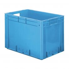 Schwere stapelbare Transportkiste VTK0 600x400x420 mm (lxbxh) blau