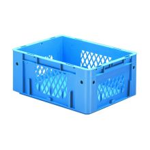 Schwere stapelbare Transportcrate VTK1 400x300x175 mm (lxbxh) blau