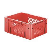 Schwere stapelbare Transportkiste VTK1 400x300x175 mm (lxbxh) rot