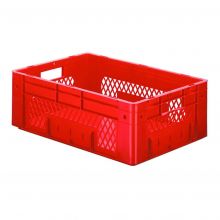 Schwere stapelbare Transportbox VTK1 600x400x210 mm (lxbxh) rot