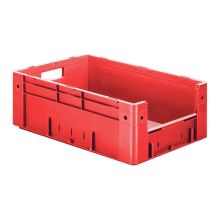 Schwere stapelbare Transportkiste VTK4 600x400x210 mm (lxbxh) rot