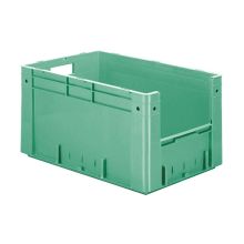 Schwere stapelbare Transportkiste VTK4 600x400x320 mm (lxbxh) grün