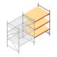 Weitspannregal AR 2000x1850x1200 mm (hxbxt) 3 Ebenen verzinkt Anbauregal