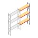 Weitspannregal AR 2000x2250x400 mm (hxbxt) 3 Ebenen verzinkt Anbauregal