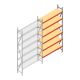 Weitspannregal AR 2000x2250x500 mm (hxbxt) 6 Ebenen verzinkt Anbauregal mit vorkonfektionierten Rahmen