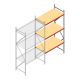 Weitspannregal AR 2000x2250x900 mm (hxbxt) 3 Ebenen verzinkt Anbauregal