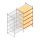 Weitspannregal AR 2000x2250x1200 mm (hxbxt) 5 Ebenen verzinkt Anbauregal