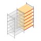 Weitspannregal AR 2000x2250x1200 mm (hxbxt) 6 Ebenen verzinkt Anbauregal