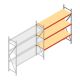 Weitspannregal AR 2500x1610x600 mm (hxbxt) 3 Ebenen verzinkt Anbauregal