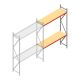 Weitspannregal AR 2500x1850x600 mm (hxbxt) 2 Ebenen verzinkt Anbauregal