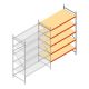 Weitspannregal AR 3000x1610x1000 mm (hxbxt) 5 Ebenen verzinkt Anbauregal mit vormontierten Rahmen
