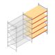 Weitspannregal AR 3000x1610x1200 mm (hxbxt) 5 Ebenen verzinkt Anbauregal