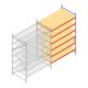 Weitspannregal AR 2500x1850x1200 mm (hxbxt) 6 Ebenen verzinkt Anbauregal