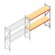 Weitspannregal AR 3000x1850x600 mm (hxbxt) 2 Ebenen verzinkt Anbauregal