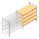 Weitspannregal AR 3000x1850x1200 mm (hxbxt) 4 Ebenen verzinkt Anbauregal