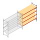 Weitspannregal AR 3000x2250x800 mm (hxbxt) 4 Ebenen verzinkt Anbauregal