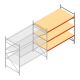 Weitspannregal AR 3000x2250x1200 mm (hxbxt) 3 Ebenen verzinkt Anbauregal