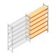 Weitspannregal AR 3000x2700x600 mm (hxbxt) 6 Ebenen verzinkt Anbauregal