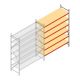 Weitspannregal AR 3000x2700x900 mm (hxbxt) 6 Ebenen verzinkt Anbauregal