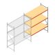 Weitspannregal AR 3000x2700x1000 mm (hxbxt) 3 Ebenen verzinkt Anbauregal mit vormontierten Rahmen