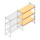 Weitspannregal AR 3000x2700x1000 mm (hxbxt) 3 Ebenen verzinkt Anbauregal mit vormontierten Rahmen