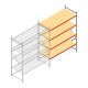 Weitspannregal AR 3000x2700x1000 mm (hxbxt) 4 Ebenen verzinkt Anbauregal mit vormontierten Rahmen