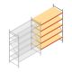 Weitspannregal AR 3000x2700x1000 mm (hxbxt) 5 Ebenen verzinkt Anbauregal