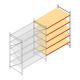Weitspannregal AR 3000x2700x1200 mm (hxbxt) 5 Ebenen verzinkt Anbauregal mit vormontierten Rahmen