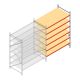 Weitspannregal AR 3000x2700x1200 mm (hxbxt) 6 Ebenen verzinkt Anbauregal mit vormontierten Rahmen