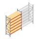 Weitspannregal AR 2500x1610x600 mm (hxbxt) 6 Ebenen verzinkt Anfangsregal